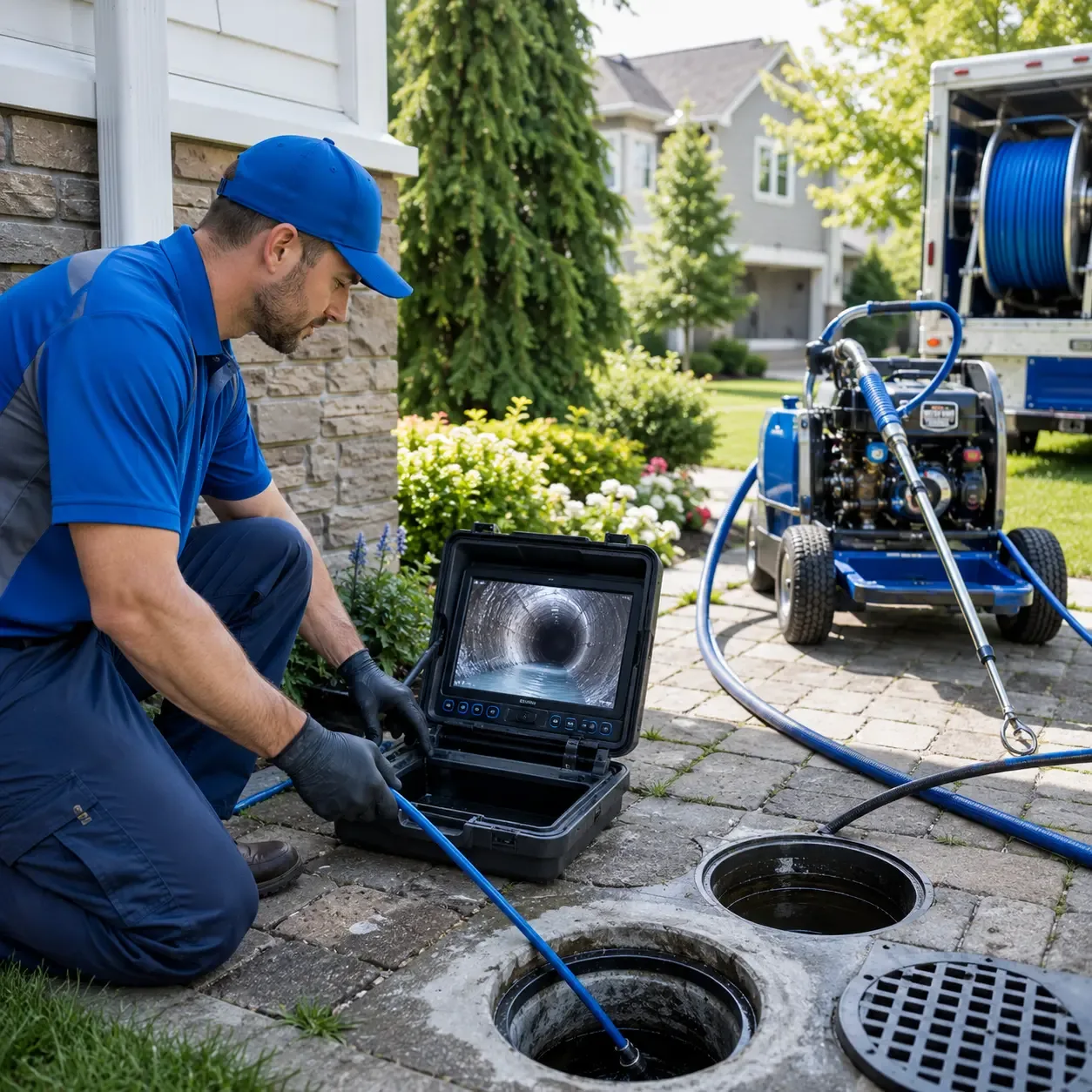 Outdoor drain cleaning professionals serving Bluff City, AR